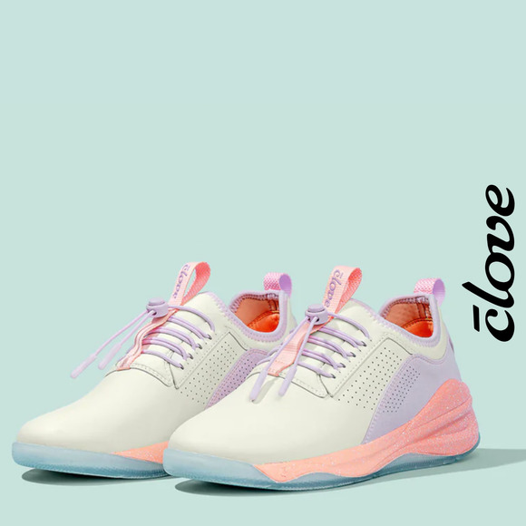 Clove Shoes Clove Limited Edition Peach Quartz Sneakers Healthcare